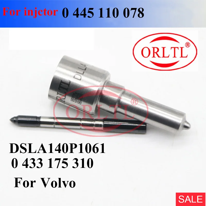 Форсунка дизельного топлива ORLTL DSLA140P1061 0 433 175 310 форсунка инжектора для Volvo 0445110078 445