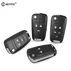 KEYYOU 10 шт. 2345 BTN чехол для ключей для VAUXHALL, OPEL Insignia Astra J Zafira C Mokka Чехол для автомобильного контроллера HU100 Blade