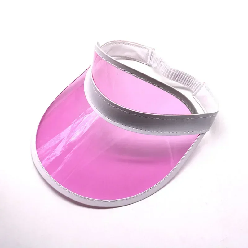 Пластиковая ПВХ унисекс летняя шляпа с солнцезащитным козырьком Повседневная