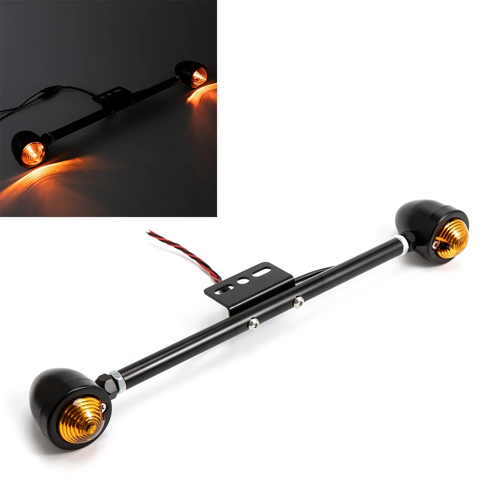 Универсальный кронштейн для указателей поворота мотоцикла стальной передний и