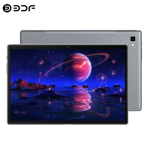 Планшет BDF Android 12 10.1 дюйма 8ГБ 128ГБ