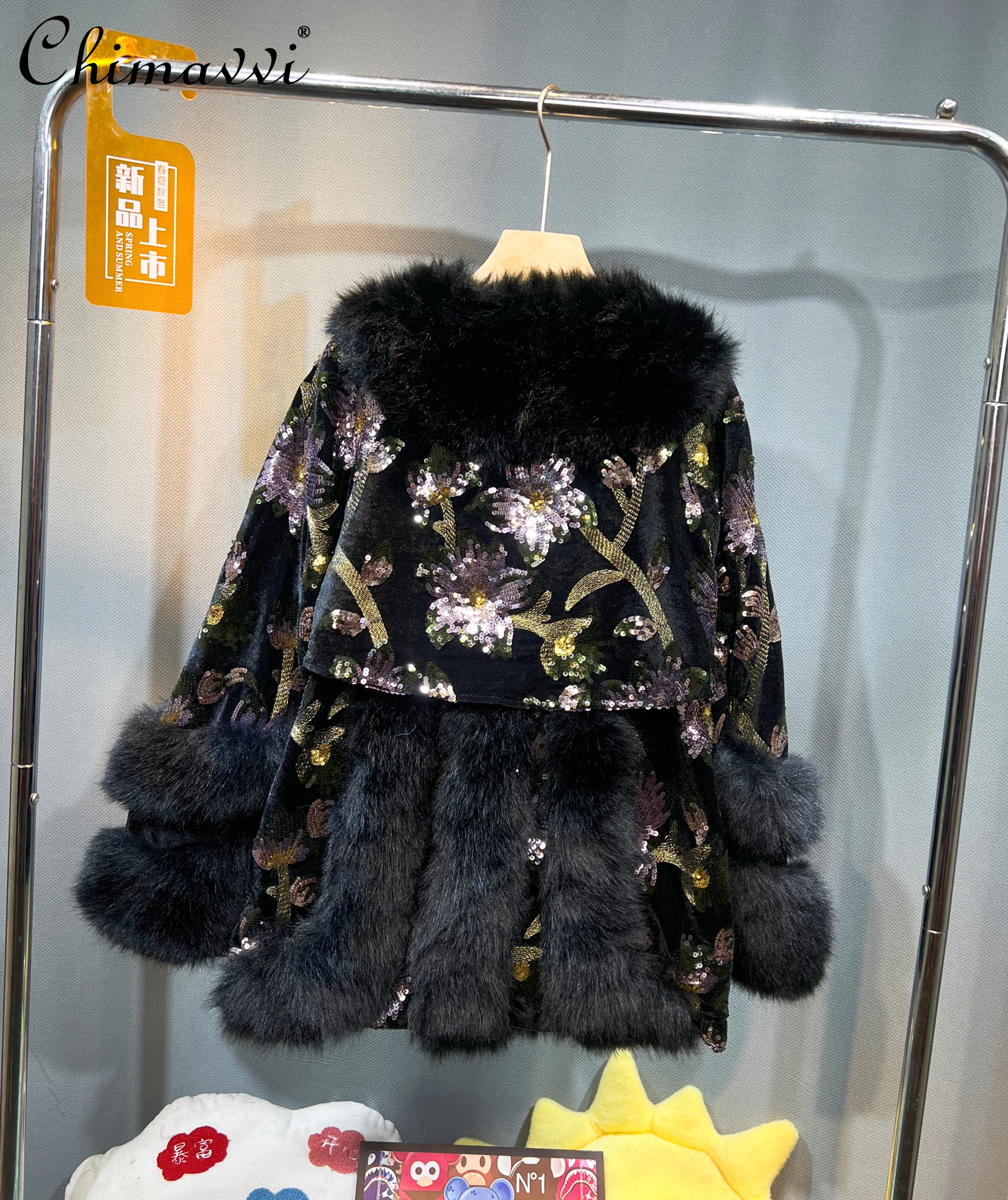 Высококачественная куртка с блестками для тяжелой промышленности зимняя одежда