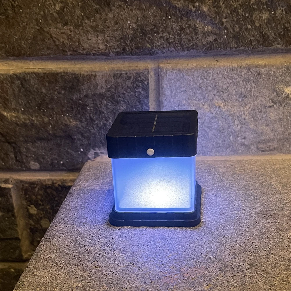 

LED Solar Fence Street Lamp Easy Installation Waterproof Landscape Lighting Automatic Glow Rechargeable Battery for Home Garden