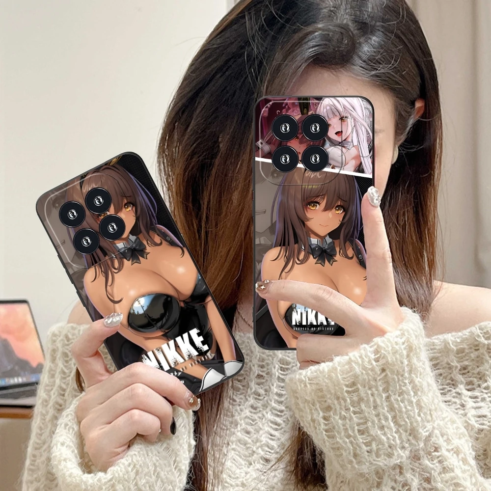 Чехол для мобильного телефона с изображением богини NIKKE Noir Xiaomi 14 13 12 11 10 9 T Ultra Lite Pro