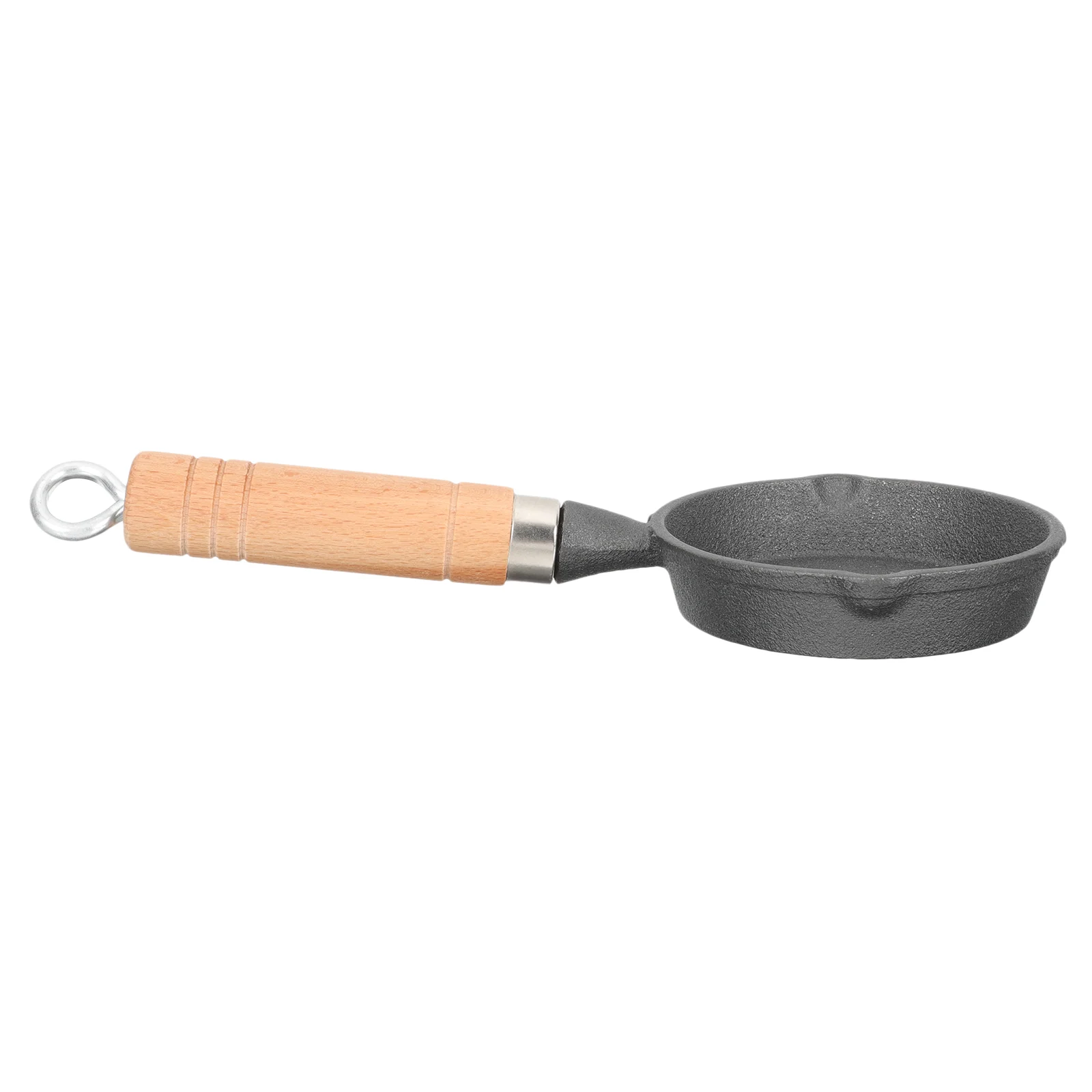 

Handled Butter Melting Pan Cast Iron Oil Heating Pot Multi-functional Egg Pan