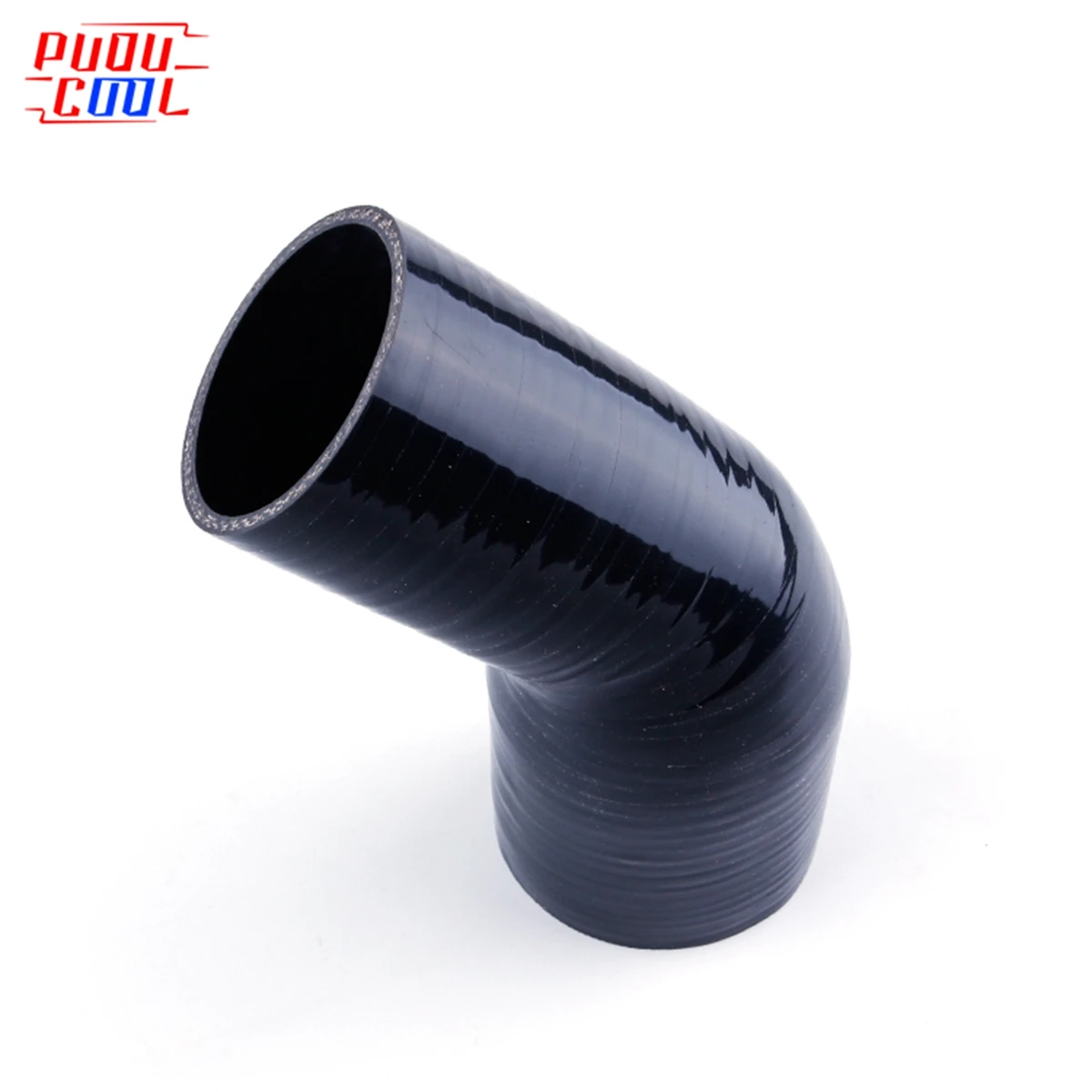 Черный шланг с 45-градусным редуктором универсальная силиконовая трубка