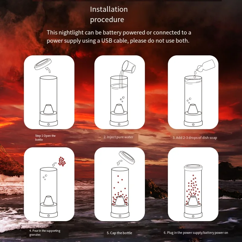 Светодиодная Лавовая Лампа задняя подсветка для детской комнаты декор взрослых