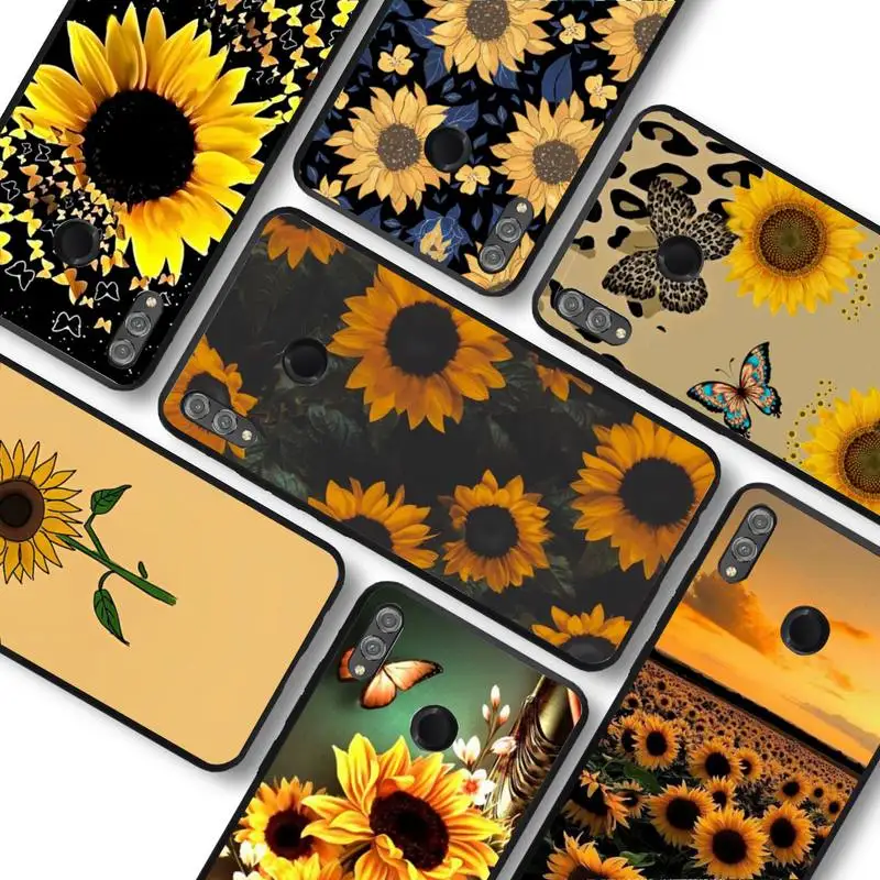 

Sunflower Floral Flower Phone Case for Huawei Honor 10 i 8X C 5A 20 9 10 30 lite pro Voew 10 20 V30