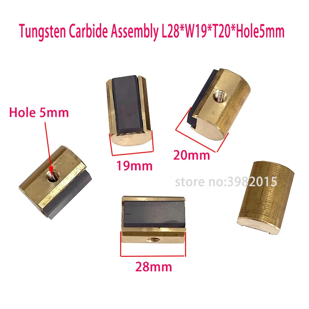 

EDM проволочный резной вольфрамовый Карбид 28*19*20 * hole5 мм токопроводящий блок питания контактный блок для машины для резки проволоки