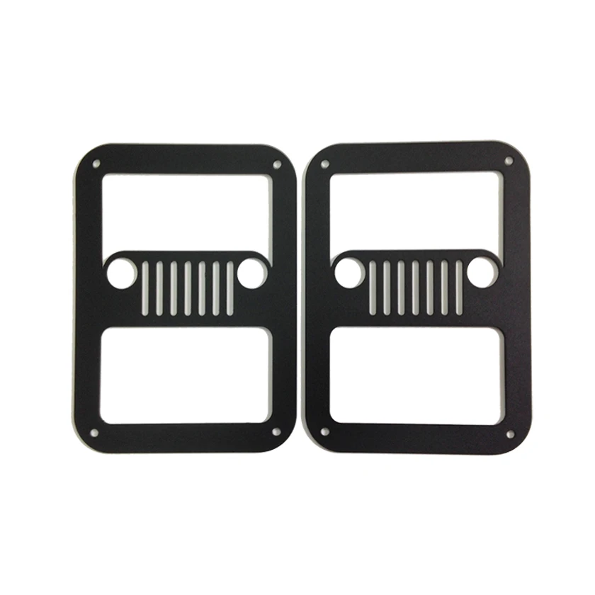 

Lantsun J115 for jeep for wrangler jk black color steel taillight guard