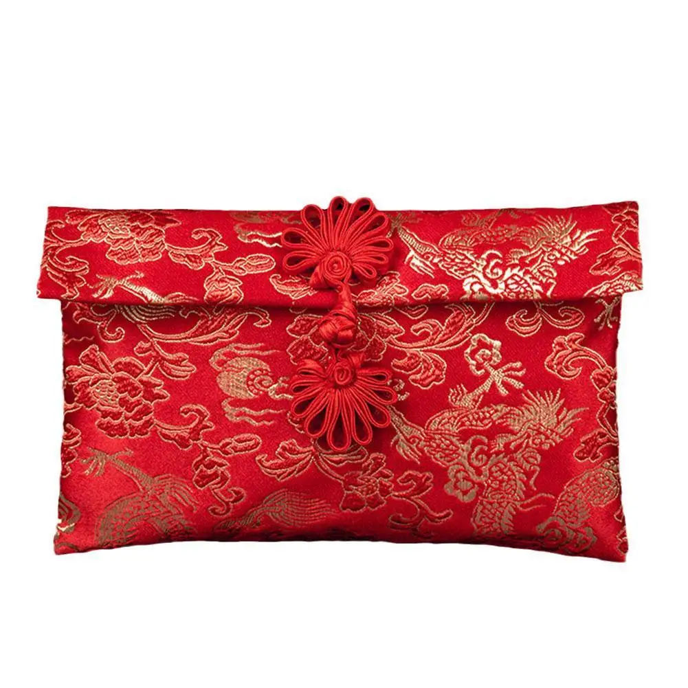 

Красный конверт для китайского Нового года, заполняющий деньги, китайский подарок Hongbao, подарок на свадьбу, красный конверт, подарок на день ...