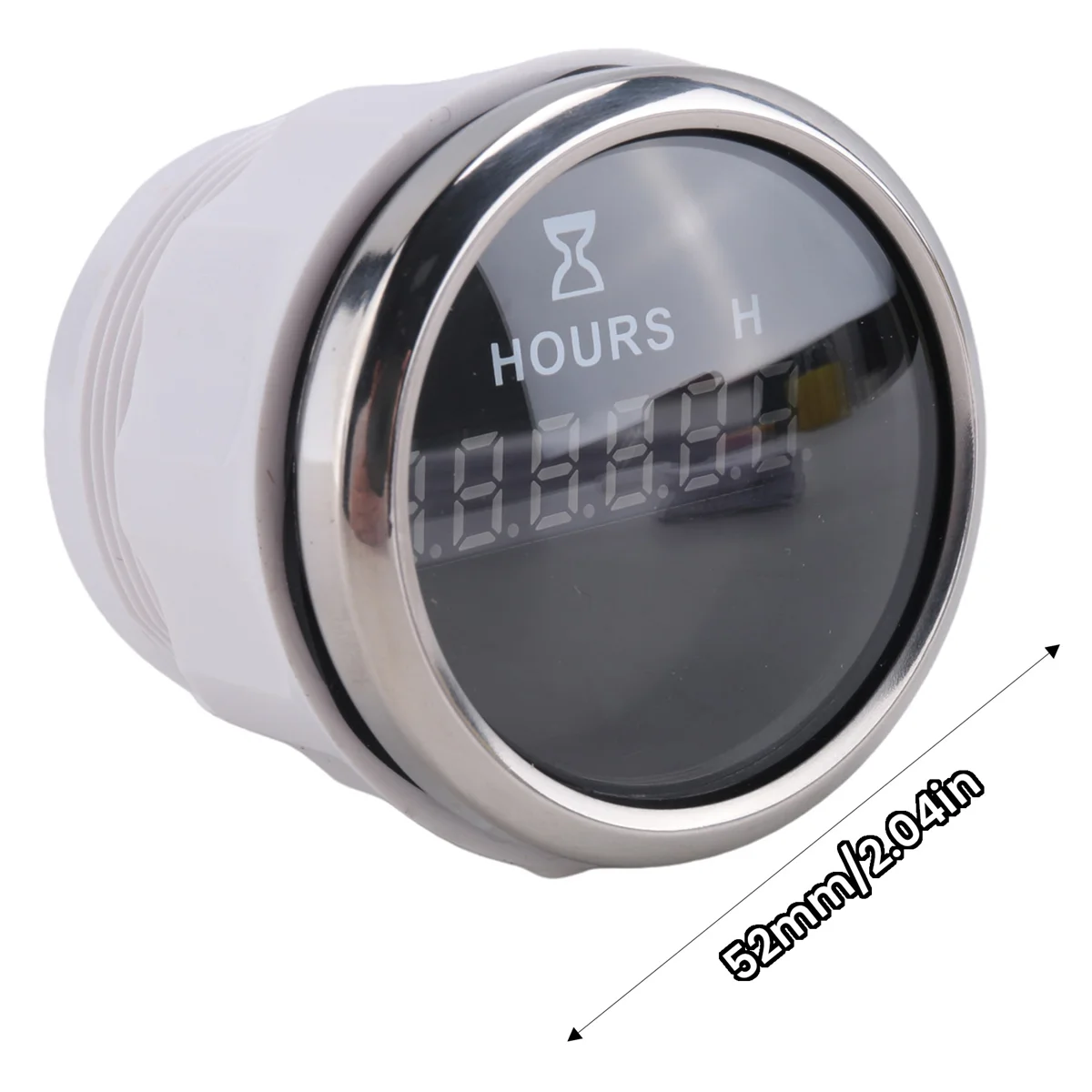 52 мм Цифровой измеритель времени 0-99999 9 ч универсальный счетчик часов из