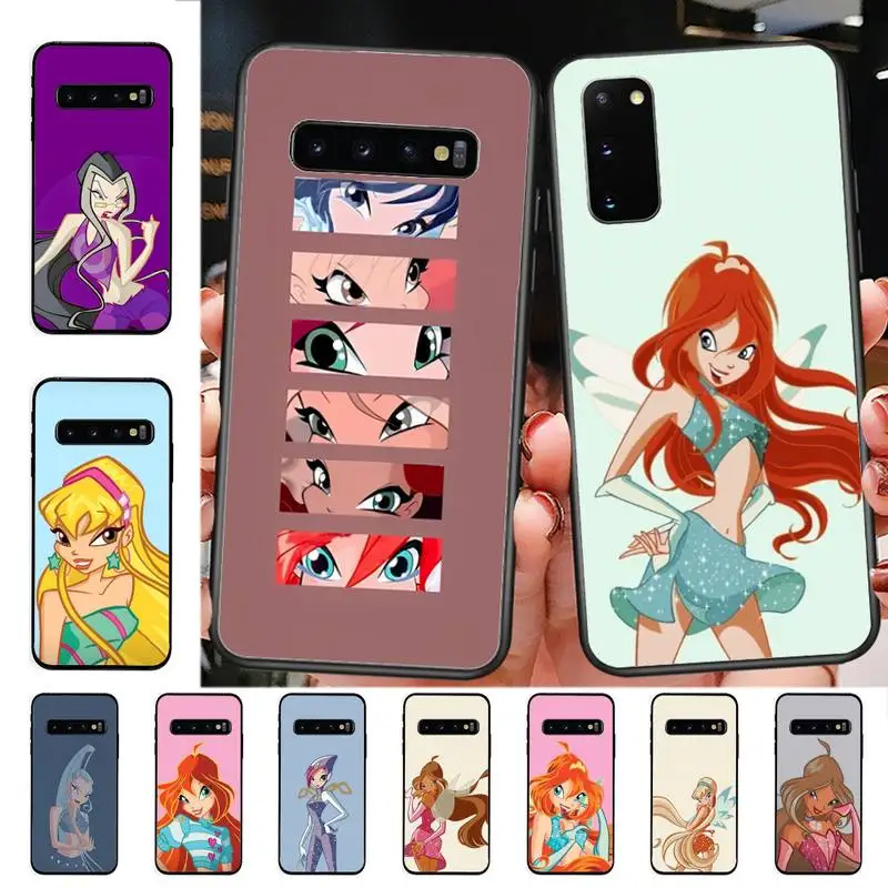 

Girl W-Winx Clubs Phone Case for Samsung S10 21 20 9 8 plus lite S20 UlTRA 7edge