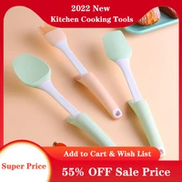 kitchen baking tool 2022 new silicone scraper butter scraper silicone oil brush cream scraper barbecue brush cooking gadgets