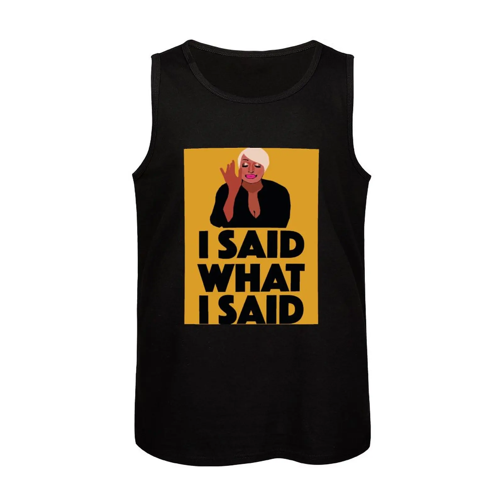 Мужской хлопок майка NENE LEAKES I SAID What RHOA