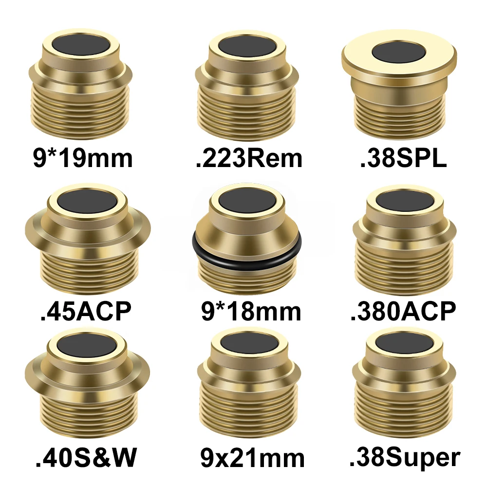 

9mm/.40S&W/.38SPL/.223Rem Laser Trainer Cartridge Switch Cover Laser Training Bullet Breech Cover Tail Switch Laser Accessories