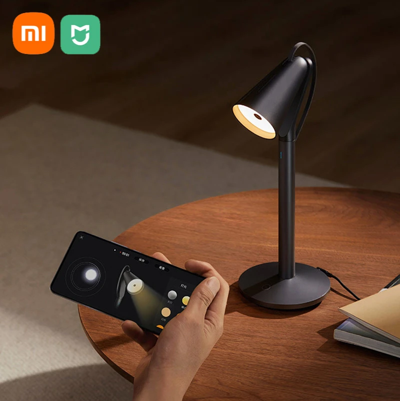 

New Xiaomi Mijia Pipi Lamp Gesture Control Smart Desk Lamp Senseless Following Lighting Intelligent Linkage Work with Mijia App