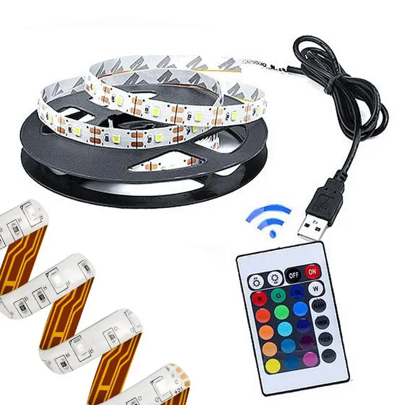 

Светодиодная лента RGB с пультом ДУ