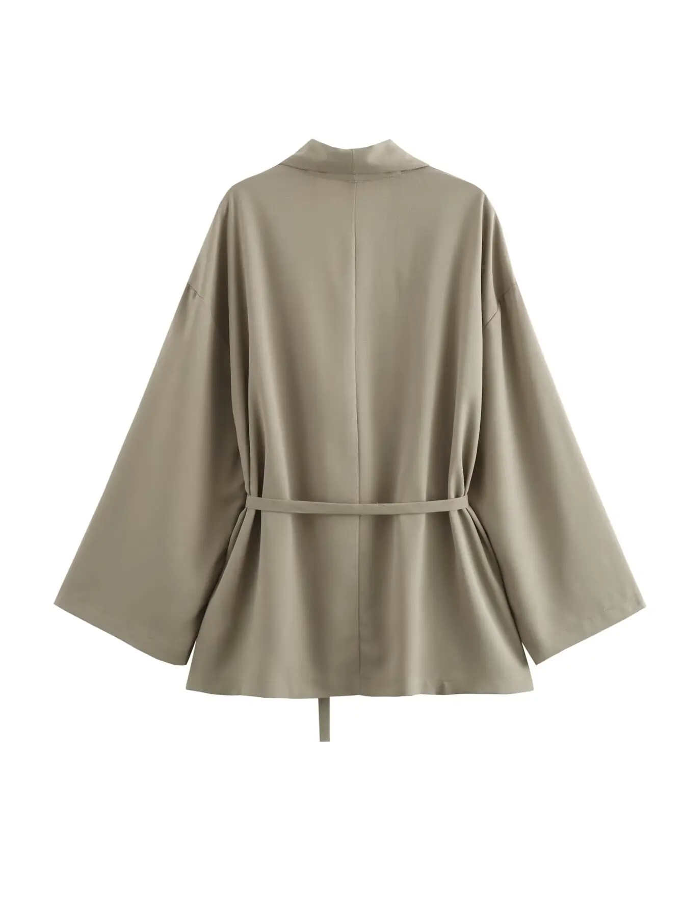 Брючные костюмы TRAF ZR для женщин льняные с комбинированными штанами элегантный