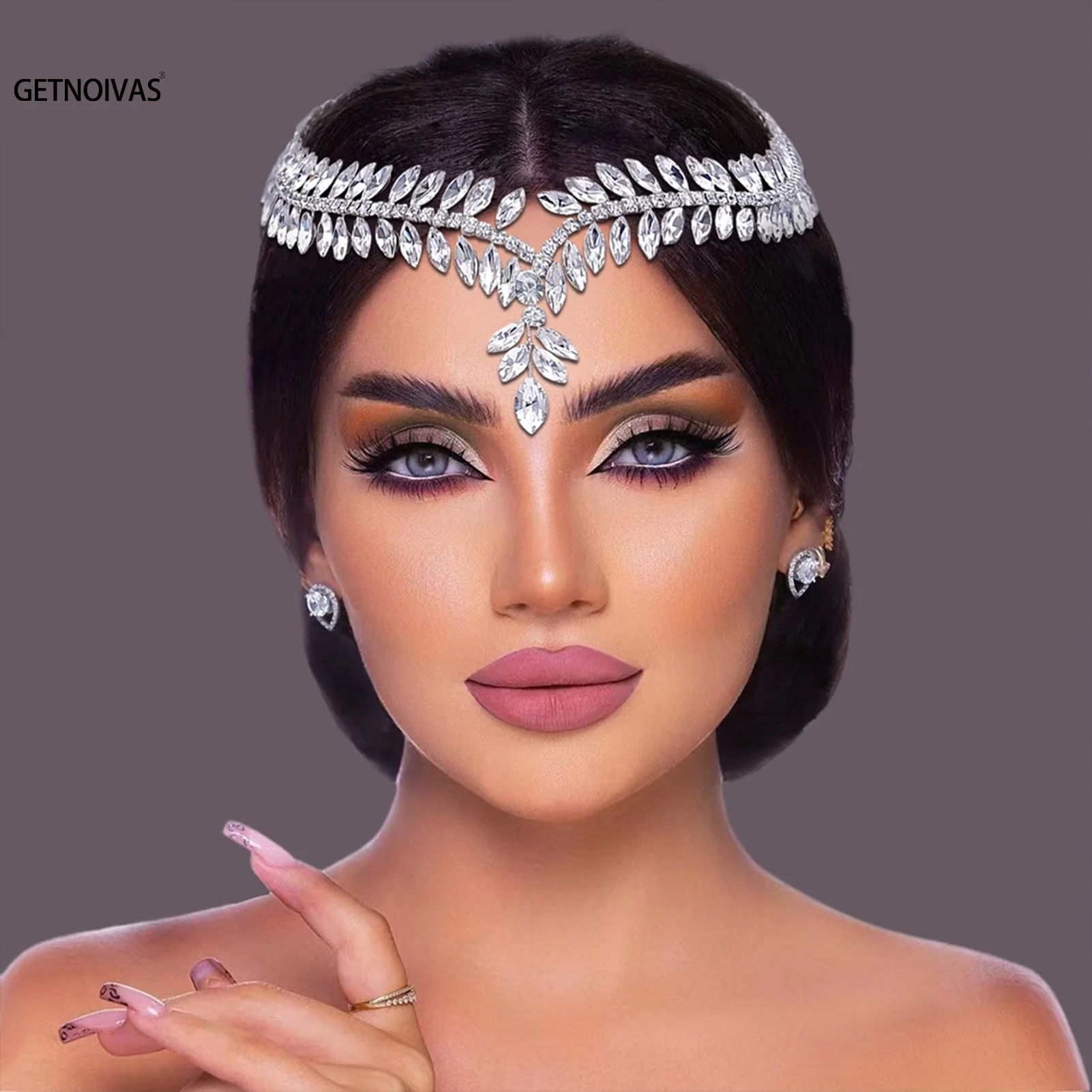 

Rhinestone Wedding Headband Bride Tiaras Crown Wedding Hair Accessories Crystal Hairband Headdress Bridal Hair Jewelry Gifts