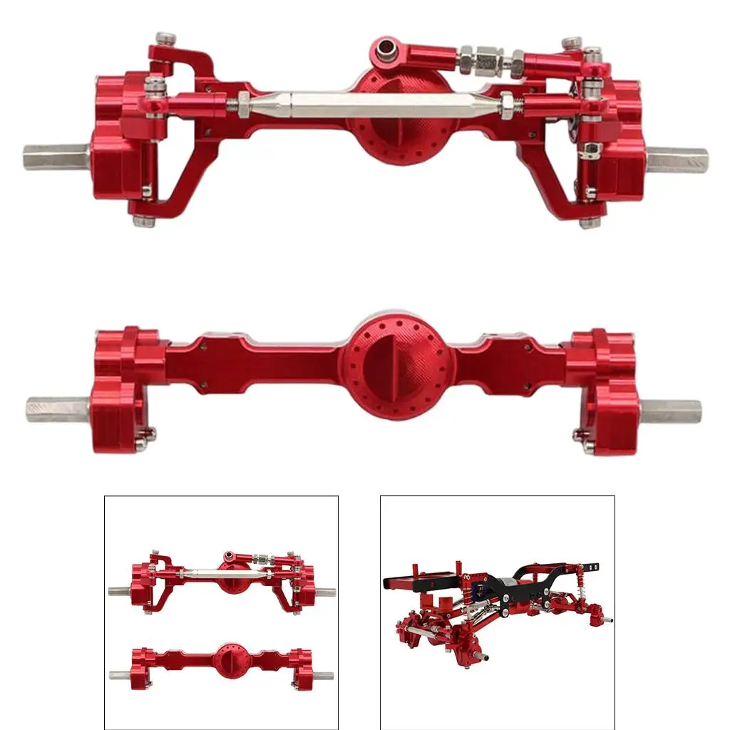 

Front Rear Axle Set for MN D90 FJ45 MN99 MN98 1/12 RC Car Parts Accessory