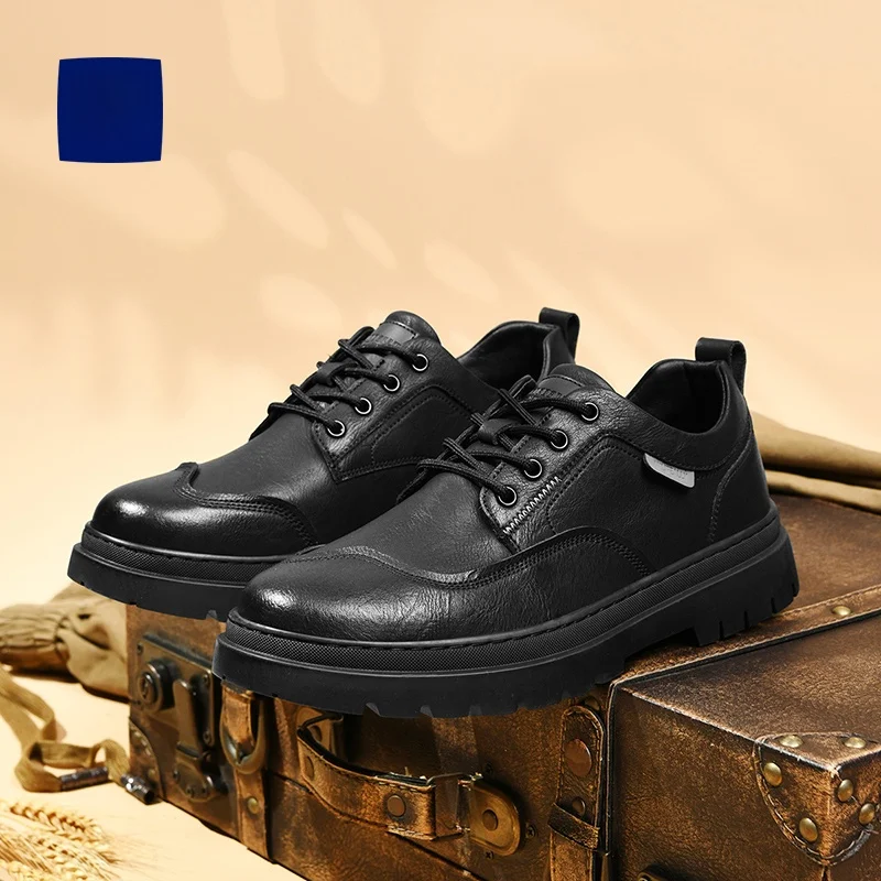 Hla/Hailan домашняя мужская обувь новинка 2024 повседневная кожаная износостойкая с