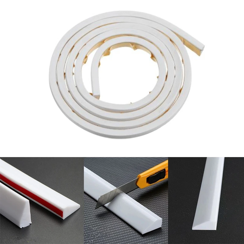 

Bathroom Water Stopper Silicone Water Retaining Strip Waterproof Bathroom Sink Basin Stovewater Retaining Strip