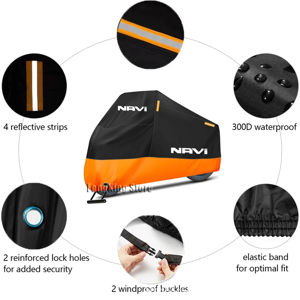 Чехол для мотоцикла водонепроницаемый уличный скутер УФ-защита пылезащитный