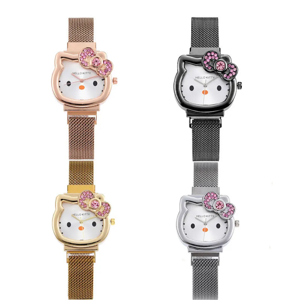 

Женские наручные часы с рисунком из аниме «Hello Kitty»