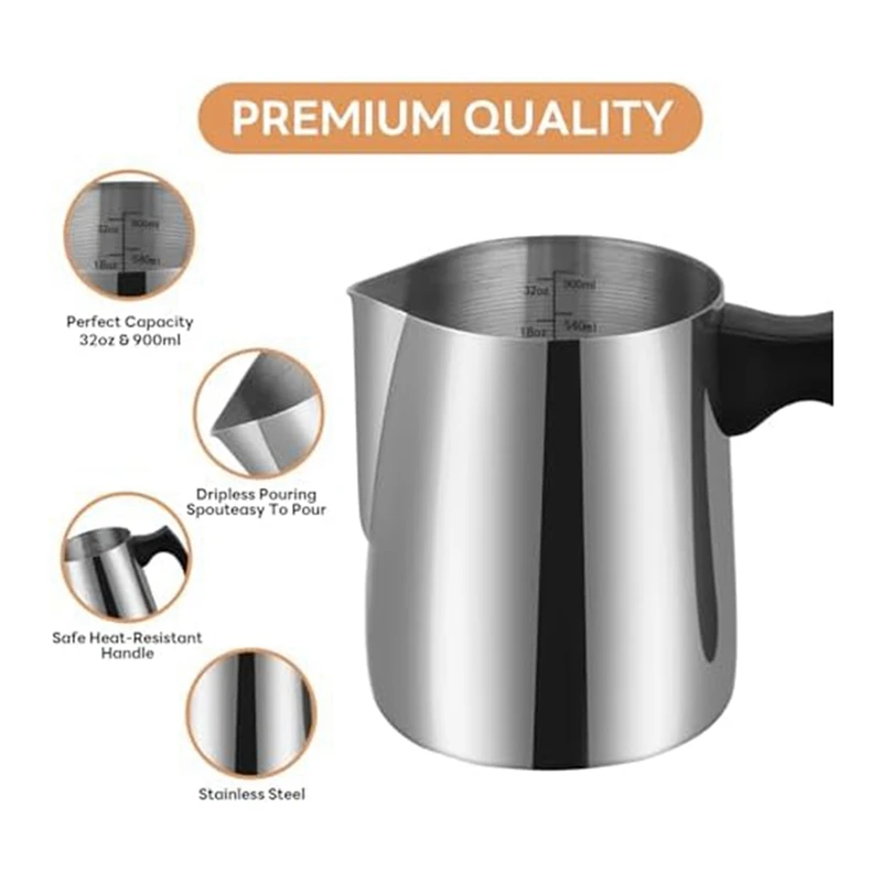 Горшок для заливки свечей горшок плавления воска на 32 унции кувшин 900 мл набор