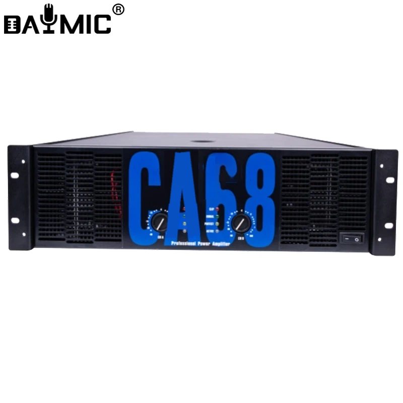 

1800w Amplifier 3U 2 channel Professional Power Amplifier for Stage Performance Concert Conference KTV Party