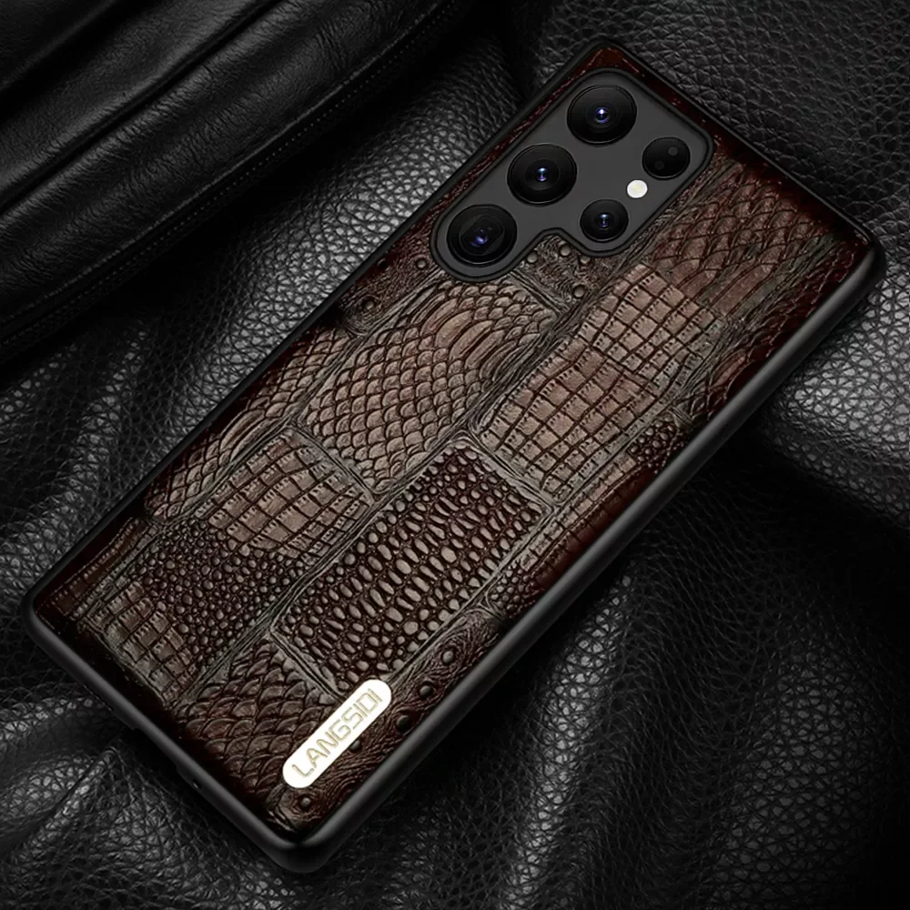 

Genuine Leather Retro Cover For Samsung Galaxy S21 S22 Ultra S20 FE S9 S10 S22 Plus Note 20 10 A53 A52 A52S 5G A51 A71 A32