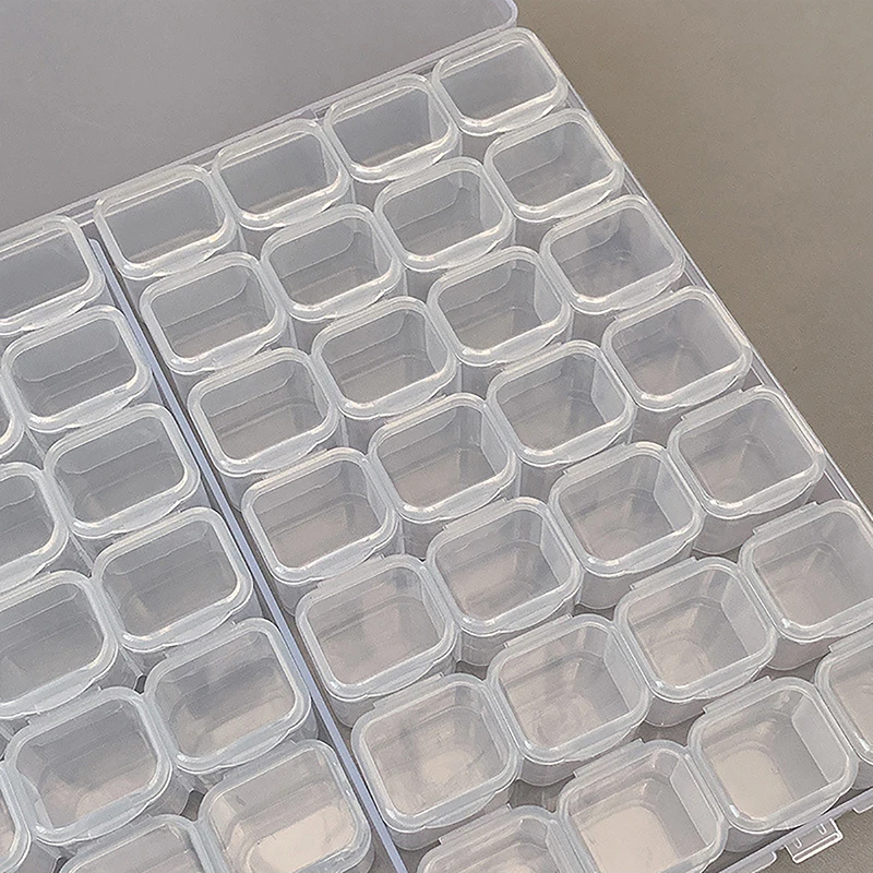 Съемный пластиковый контейнер для хранения ювелирных изделий 28/56/112 отделений