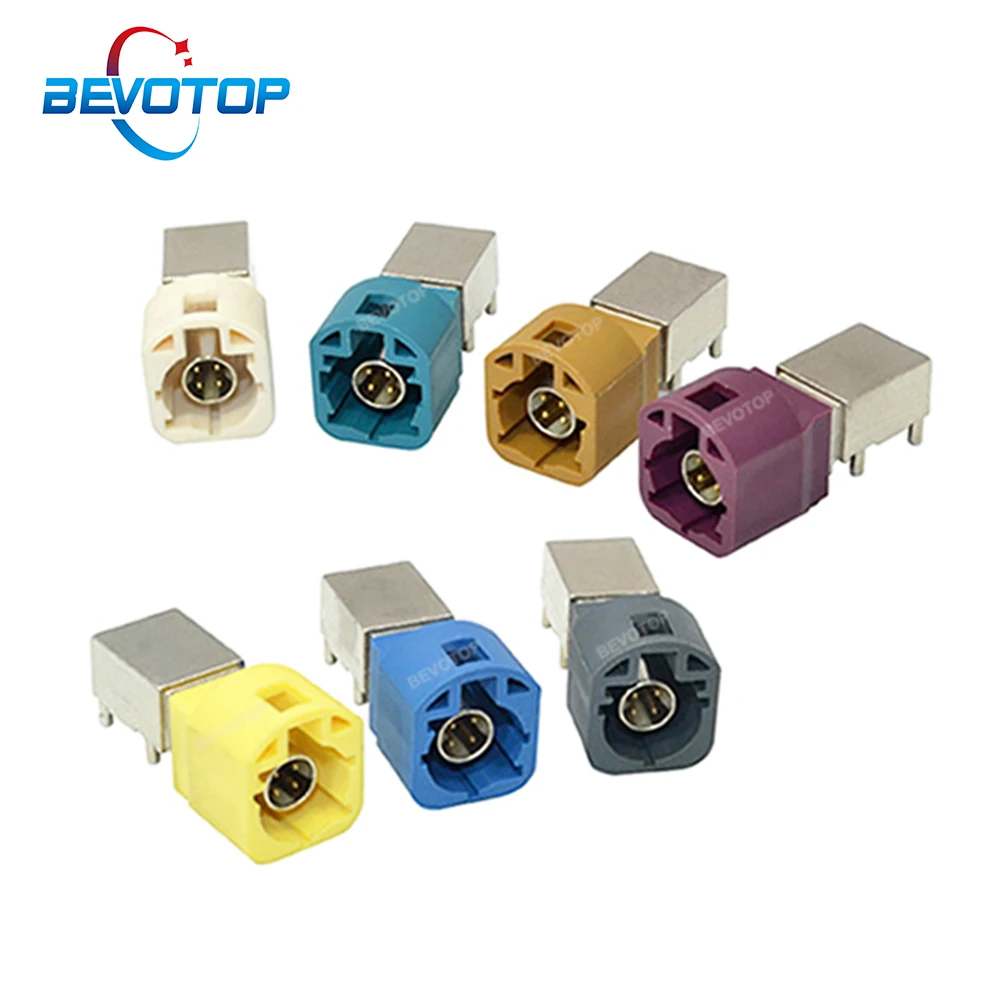 

BEVOTOP 4Pin LVDS HSD PCB Connector 100Ohm PCB Type 4 Core Car HSD LVDS Connectors RF Coaxial Connectors