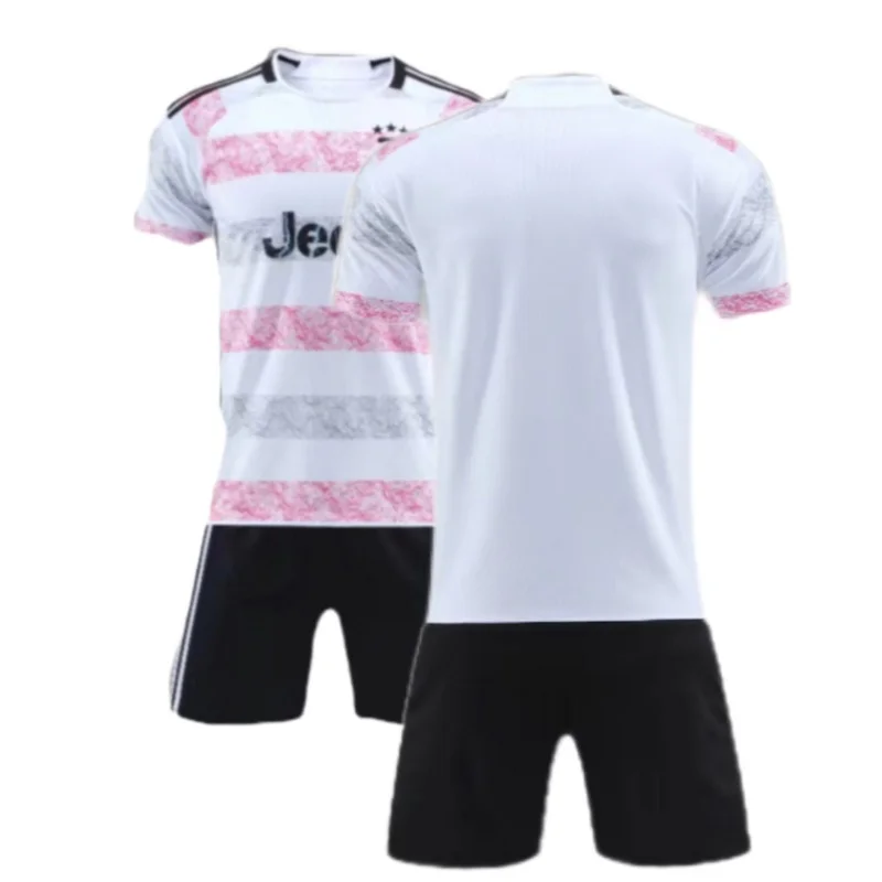 

Custom 23-24 Season Home Game Soccer Jersey Set Fan Edition with Graphic Logo Patch And Advertising Top To Add Name And Number