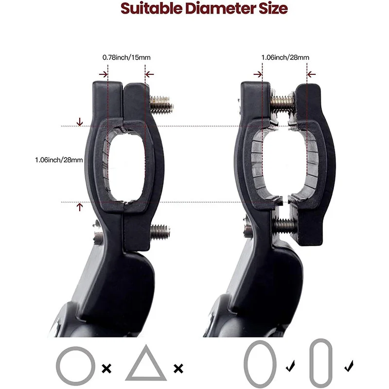 Регулируемая подставка для велосипеда алюминиевая задняя боковая 22-27 дюймов