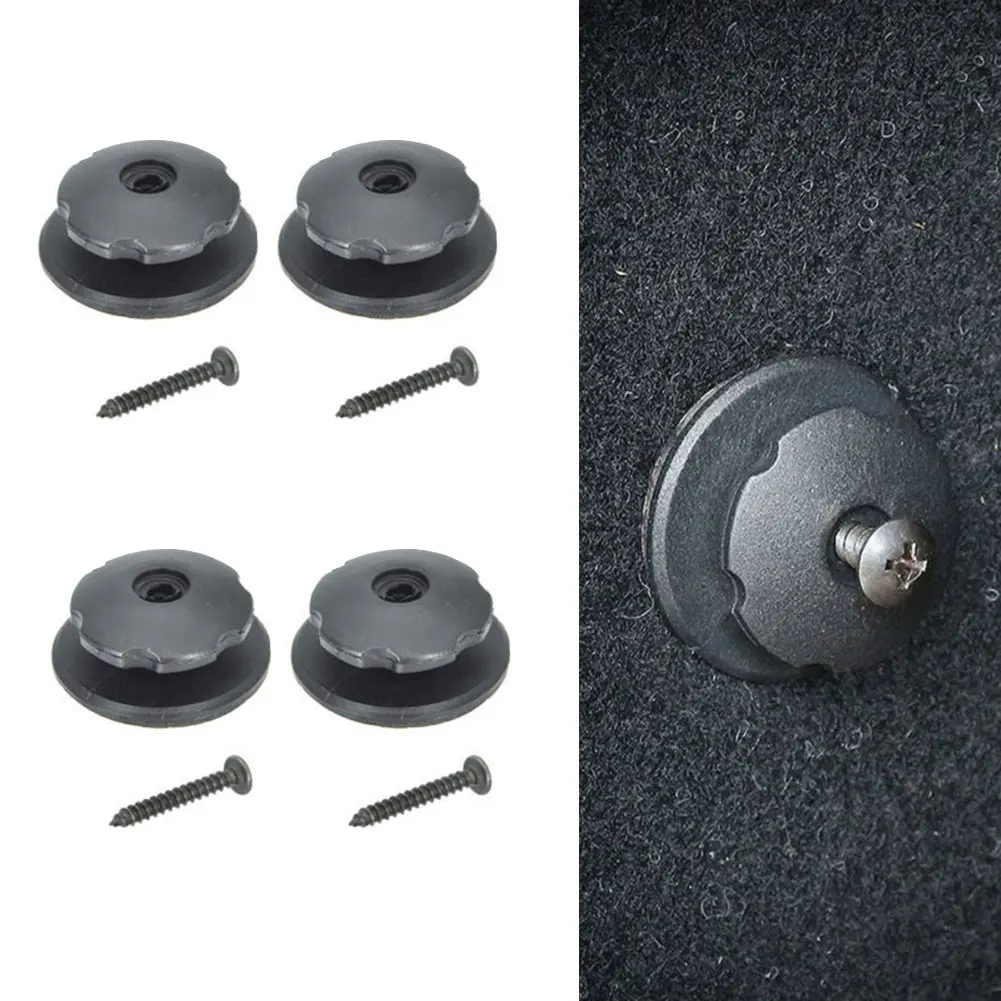 

Interior Trim Hooks 4pcs Black Car Accessories Car Trunk Hook Cargo Net High Viscosity Mount Set Storage Organizer