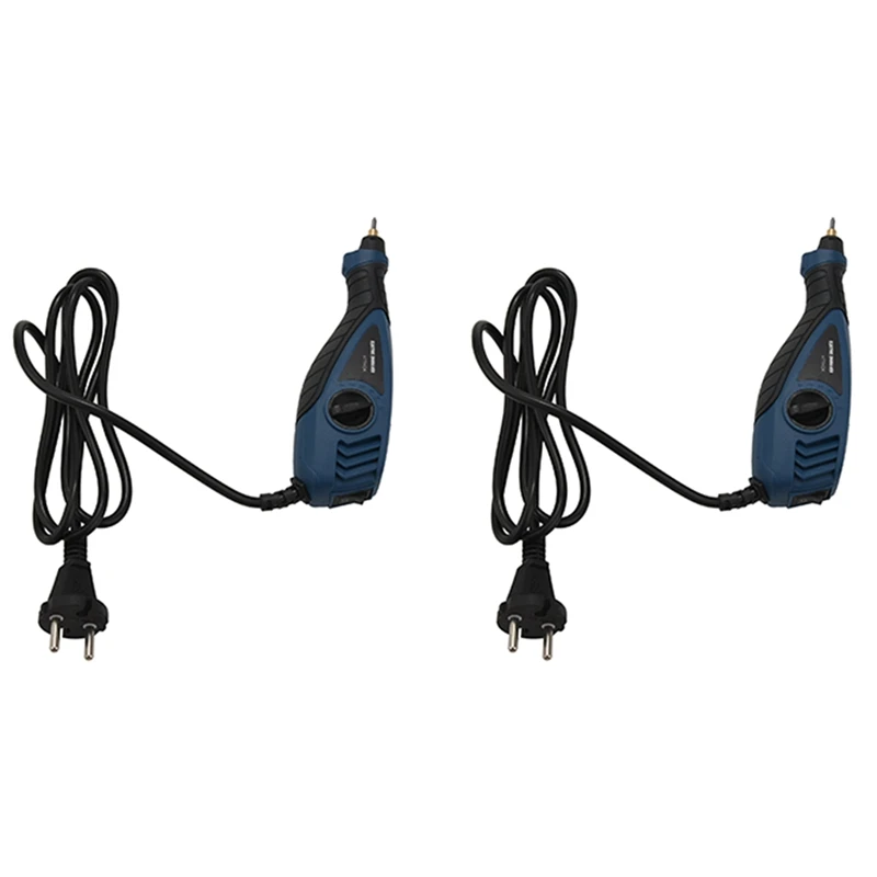 

2X EU Plug Electric Mini Grinder Carving Machine For Metal Wood Glass Engraving Tool Grinder Engraving Pen Power Tool