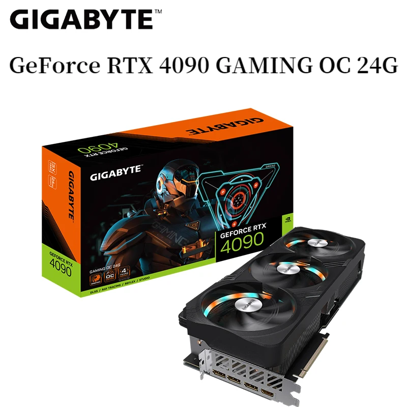 

Gigabyte GeForce RTX 4090 GAMING OC 24G Video Card 21 Gbps GDDR6X 384 Bit PCI-E 4.0 X 16 DeskTop GPU Motherboard Graphic Cards