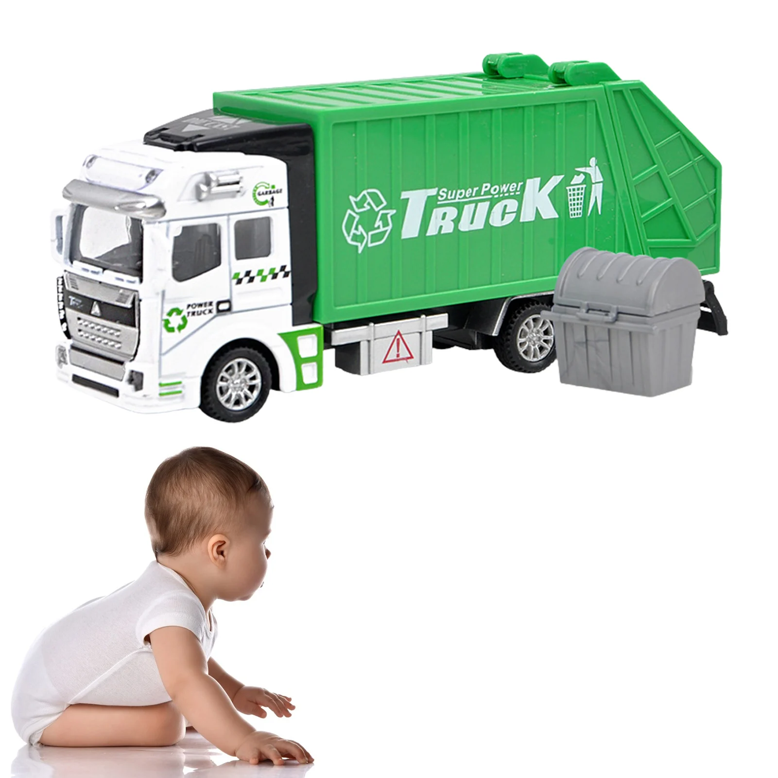 

Garbage Truck Educational Toy Simulation Cleaning Educational Toy Car Clean Trash Car Kids Toys Gifts With Pull Back Function
