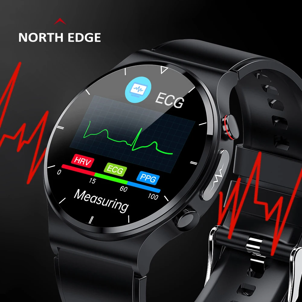 

NORH EDGE NX88 ECG+ PPG Smart Watch Heart Rate Blood Pressure Oxygen Monitor Fitness Tracker IP68 Waterproof For Xiaomi Huawei