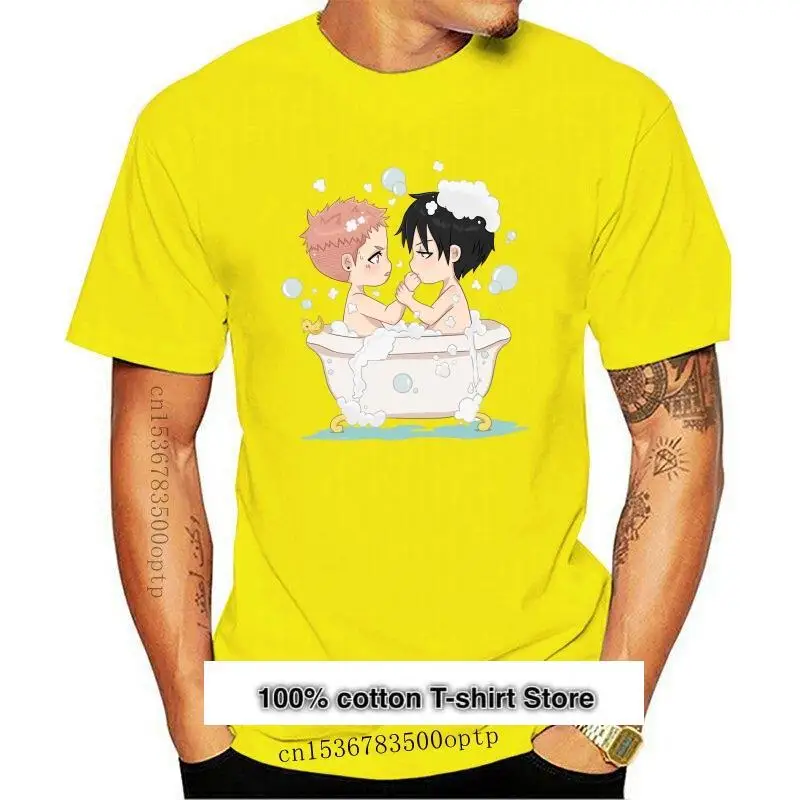 

Camiseta de Anime Chibi Bath, camisa negra de Tian Jian Yi, S-3Xl, Harajuku, 19 días, divertida