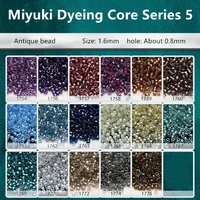 1 6mm miyuki yuxing dye core series antique beads diy jewelry bracelet necklace clothing accessories imported from japan