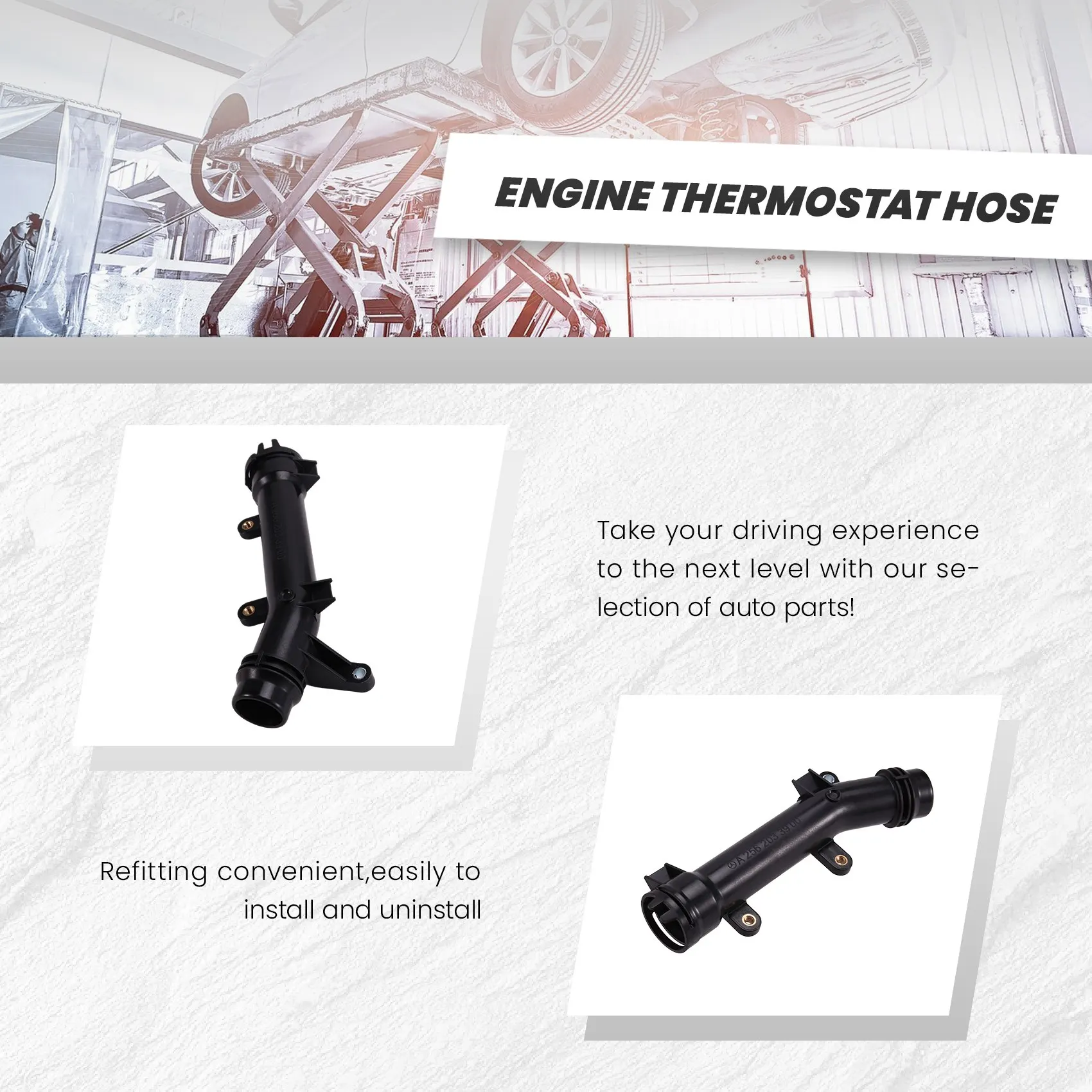 2562033900 Шланг термостата двигателя шланг охлаждающей воды для Mercedes-Benz W222 W167 W292 CLS450