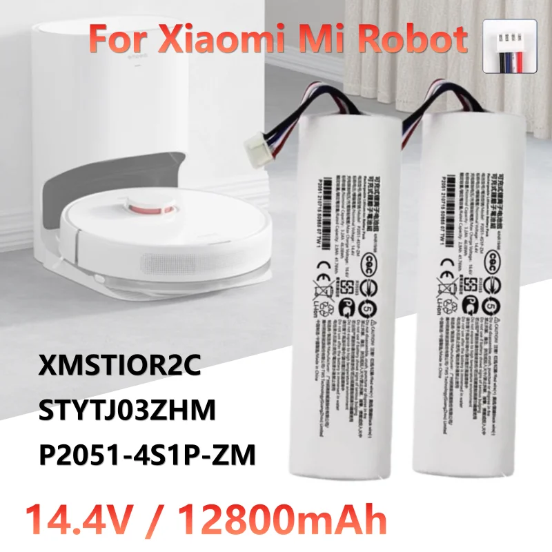Фото Новый литий-ионный сменный аккумулятор 14,4 В для робота-пылесоса Xiaomi Mi 2C XMSTJQR2C/STYTJ03ZHM/P2051-4S1P-ZM аккумулятор №1