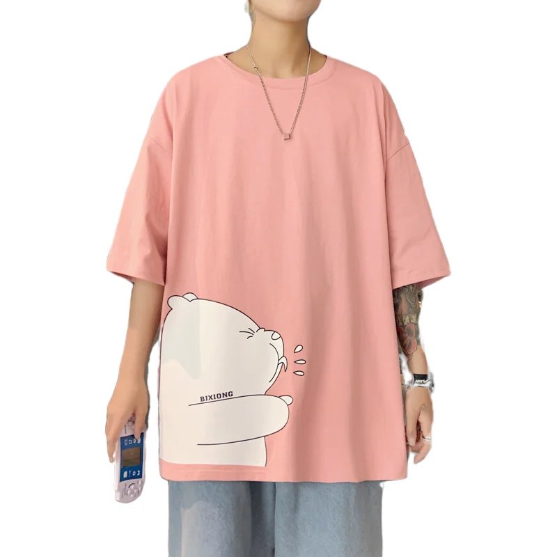 Купи Men T Shirt Summer Men's Clothing Printed T Shirt Casual Short Sleeves Men T Shirts Anime T-Shirts Oversized Streetwear Tee Tops за 834 рублей в магазине AliExpress