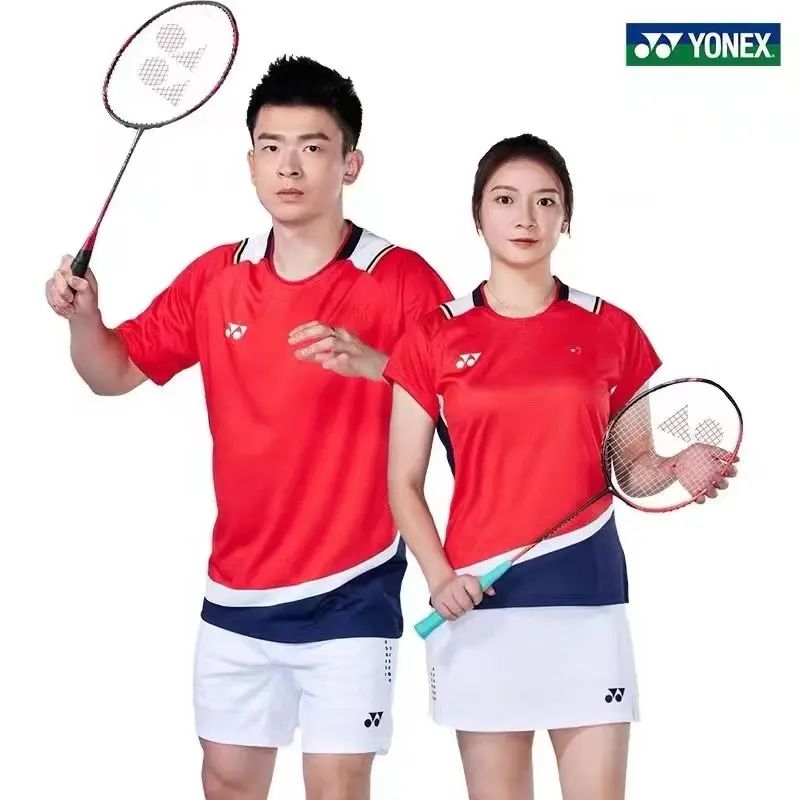 Yonex National badminton competition uniform, men and women outdoor sportswear, quick-drying sportswear