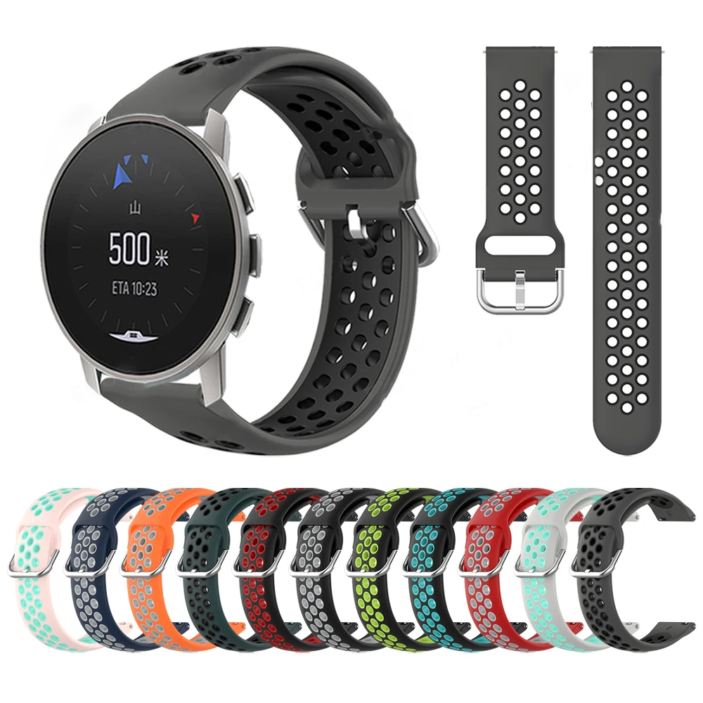 

Ремешок силиконовый SUUNTO 9 Peak, мягкий спортивный сменный Браслет для часов SUUNTO 3