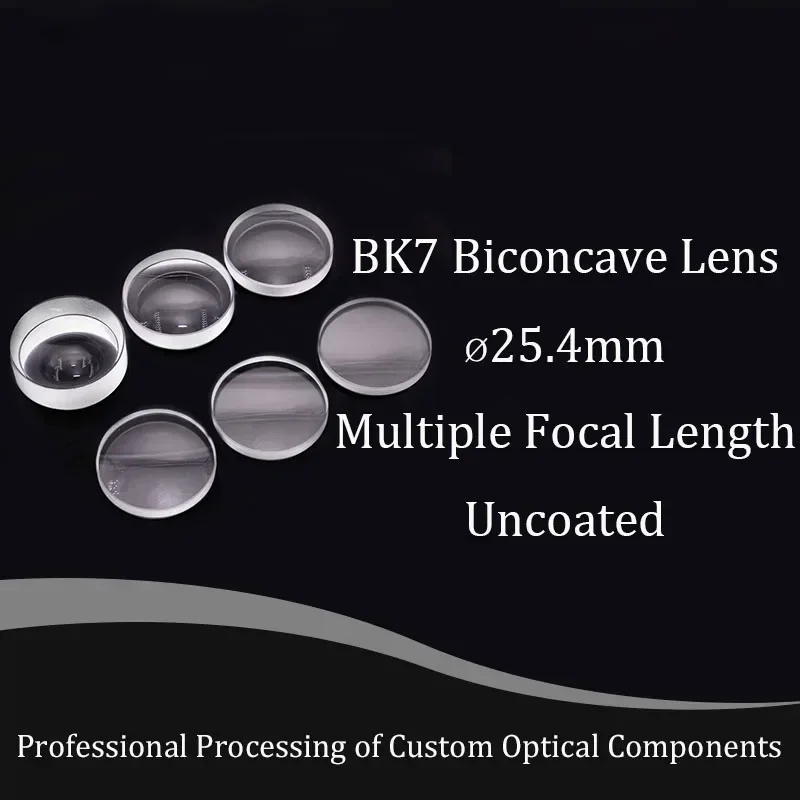 Диаметр 25 4 мм Bk7 Двусторонние линзы Оптические Многоспецификация Фокусное