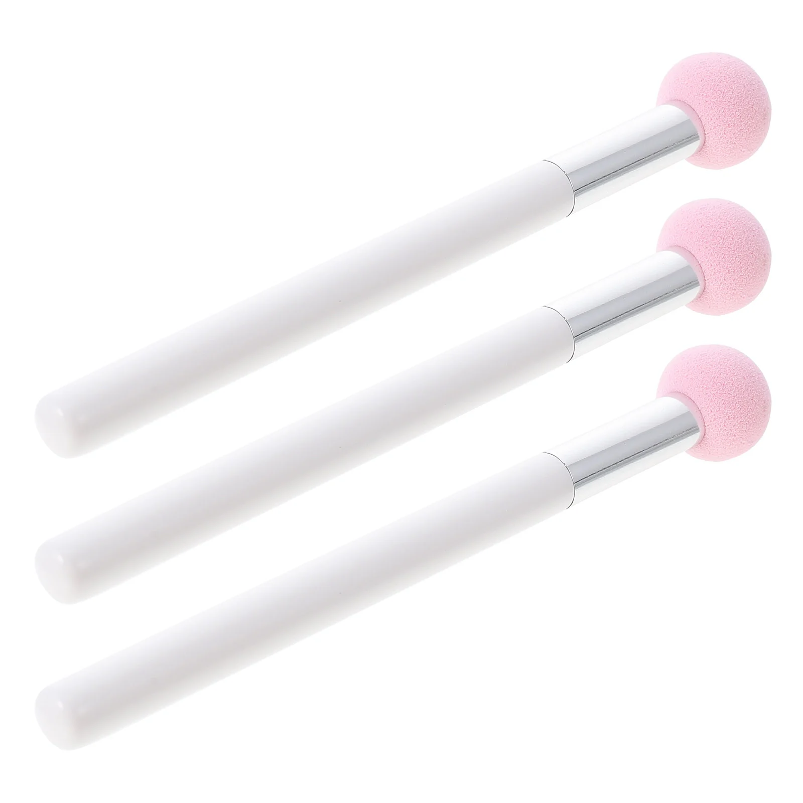 

3 Pcs Small Mushroom Head Makeup Sponges Concealer Tools Pen Dry Wet Using Powder Puffs Non Latex Brushes Supply